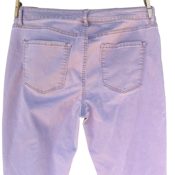 Rewash Mauve Jeggings Cut Off Crop AnkleLight Pink Jeans Size 11 - Picture 9 of 13